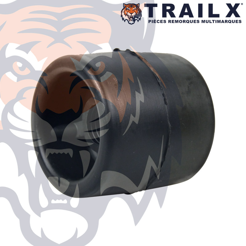 GALET S 75X75 AL22 - CAOUT. NOIR