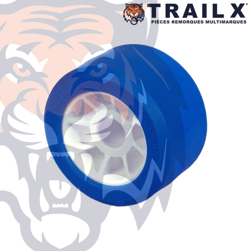 GALET BI-MAT. 100X60 AL21 - BLEU/BLANC