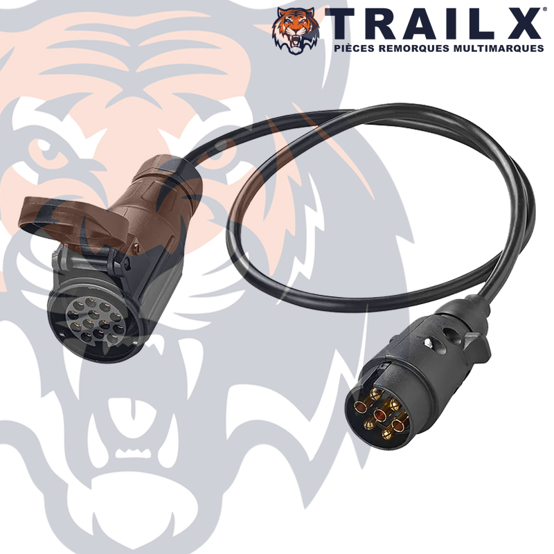 ADAPTATEUR - 7M &gt; 13F CABLE 80CM