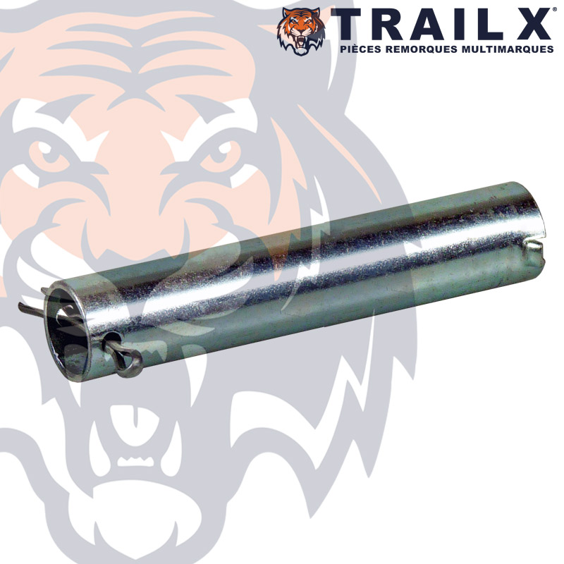 AXE GALET ROUE JOCKEY 20MM - 90MM MAX