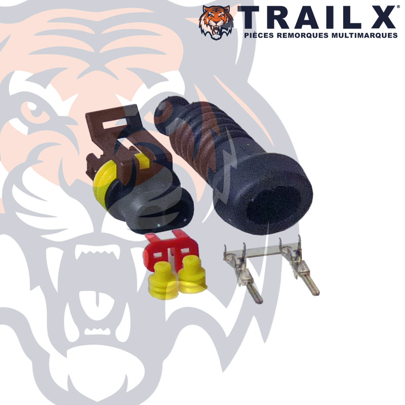 CONNECTEUR SUPERSEAL - 2 VOIES MALE