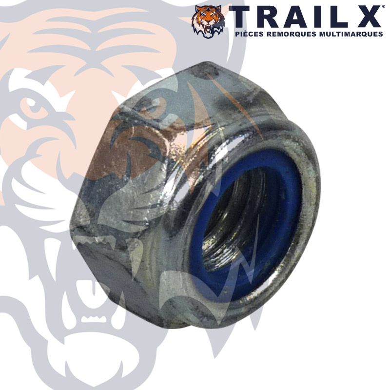 ECROU FREIN TETE HEXA - M8 ZING