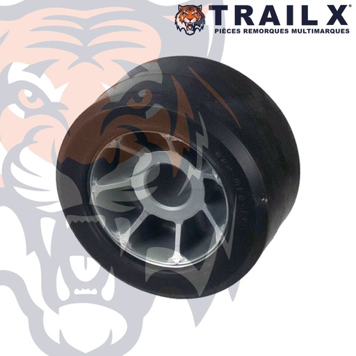 [NA209-NG] GALET BI-MAT. 100X53 AL21 - NOIR/GRIS