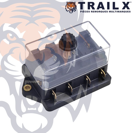 [EL300-4] PORTE-FUSIBLES - 4 ENFICHABLES