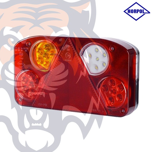 [LG010-G] FEU LED HORPOL HOR68 - G BROUILLARD+RECUL - BAY R8