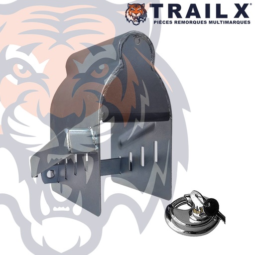 [AT901] BOITIER ANTIVOL COIFFANT - CADENAS D70 ACIER