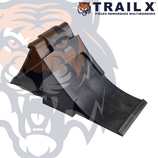 [TR060-N] CALE DE ROUE NOIRE + SUPPORT ETRIER