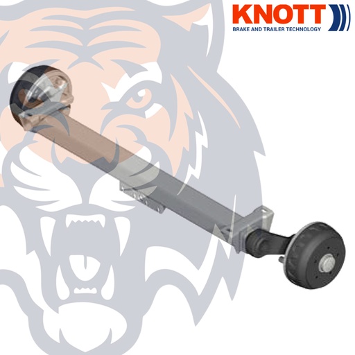 [TR112-1300+450-5T112] ESSIEU KNOTT AF VGB10M 1050KG - EAB 1300/VOIE 1750 - 5T112