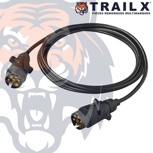 [EL021-P03] RALLONGE 2X7B MÂLE - PLASTIQUE 7X5M (copie)